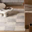 Tapis d'intérieur / à carreaux blanc / gris 8 pi x 11 pi (7 pi 9 po x 10 pi 6 po) Branch Branch Prana-123143466