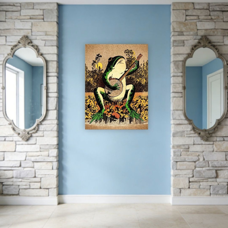 Retro Frog Comics, art mural non encadré, L 36 po x l 24 po