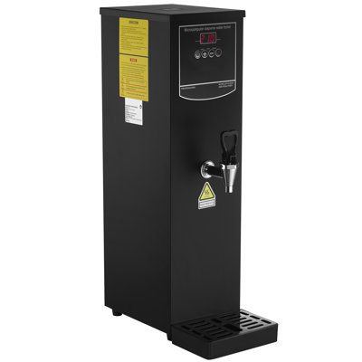 Commercial Water Boiler, Electric Hot Water Dispenser with 316 Stainless Steel Heating Tube, 1500W Step-by-step Fast Heating 50L per Hour Hot Water Boiler, for Coffee Tea Restaurant Office