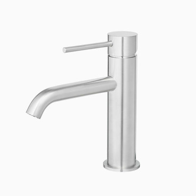 Robinet de meuble-lavabo moderne monotrou à poignée simple