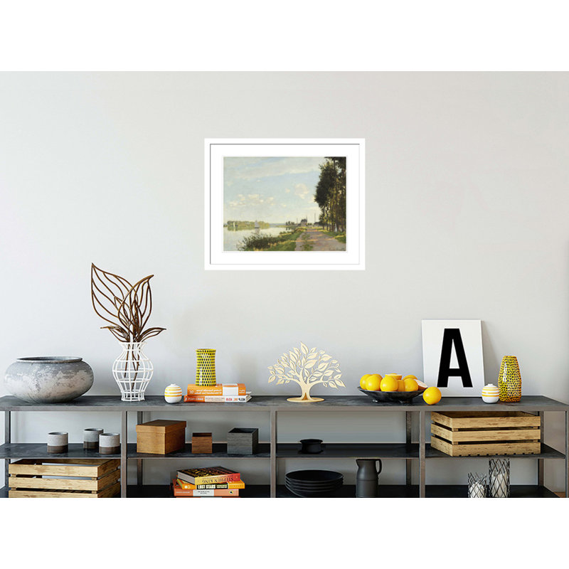 «Argenteuil» par Claude Monet, impression giclée sur cadre, H 23,5 po x l 28,65 po
