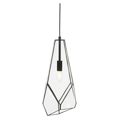 Tooborac 1 - Light Black Geometric Pendant
