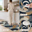 Tapis de cuisine lavables antidérapants Abstract Waves