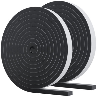 Home Intuition 33ft Weather Stripping Seal – Self-Adhesive High-Density Foam Tape,  5/16" x 3/4"  Soundproof Insulation