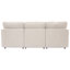 Canapé modulaire 85,4 po en forme de U avec repose-pieds mobile, 2 ports USB et 2 coussins décoratifs-504433234