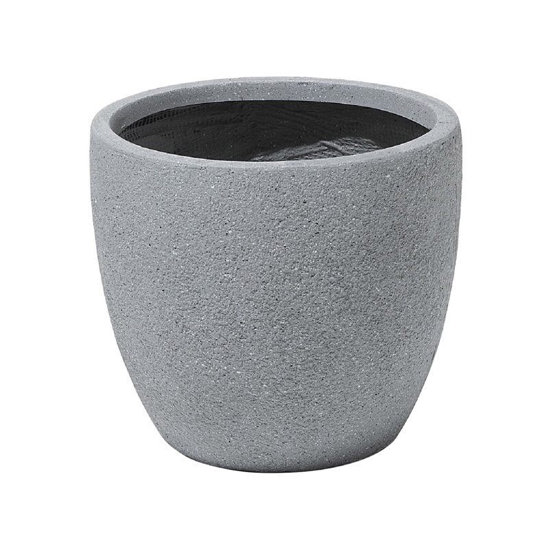 Lucendia Pot Planter, 53cm H x 55cm W x 55cm D, Grey