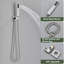 Ensemble de robinet de douche 16 po x 32 po à fixation au plafond-102156568
