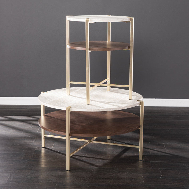Ensemble de table de bout et de table basse 3 pièces Ardmillan