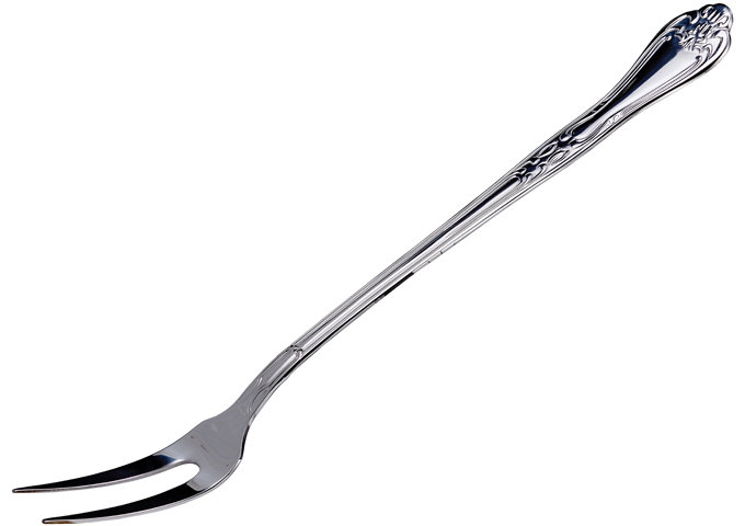 Elegance Stainless-Steel Serving Fork, Heavyweight, 12.5" (12 Pack)