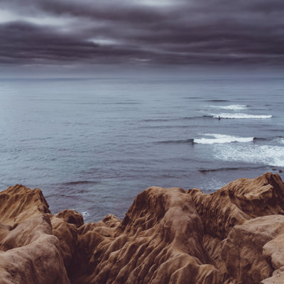" Sunset Cliffs Storm "