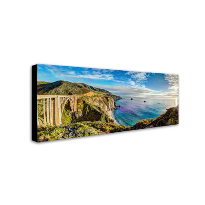 « -bixby bridge-california-i » par david ayash,, reproduction de photo sur toile tendue Gwyned