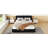 Queen Size Upholstered Platform Bed, Black