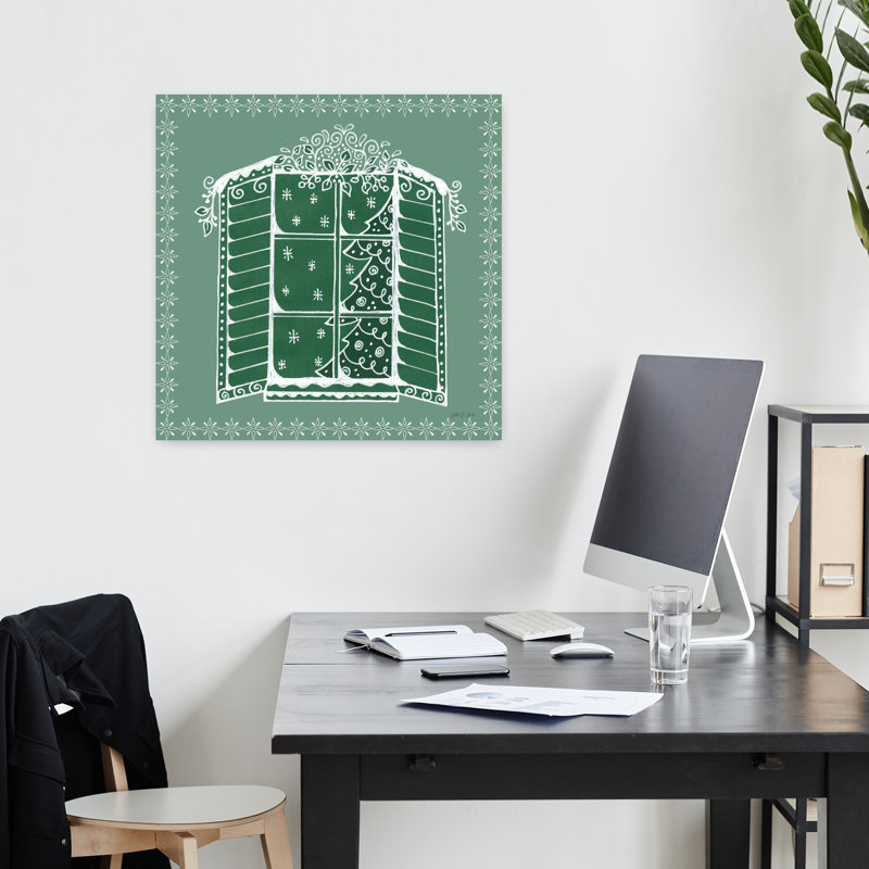 Casse-noisette contemporain avec art de Noël, H 18 po x l 18 po