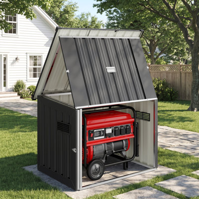 Bezseller Generator Box For Storing & Running - Outdoor Generator Enclosure for Accommodates the Maximum Size of the Unit: 36"x26"x27"