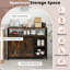 Buffet industriel Gracie Oaks avec tablettes spacieuses réglables