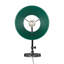 Applique murale articulée en laiton vieilli avec vert pin Orwell-106900599