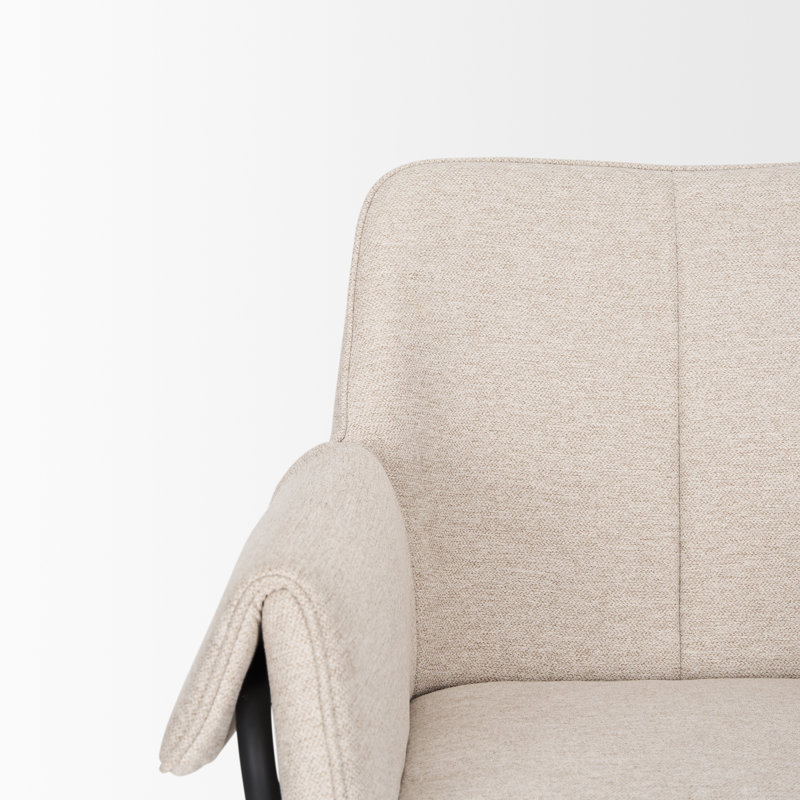 Fauteuil large de 30,5 po Gloriette, Mélange de polyester gruau
