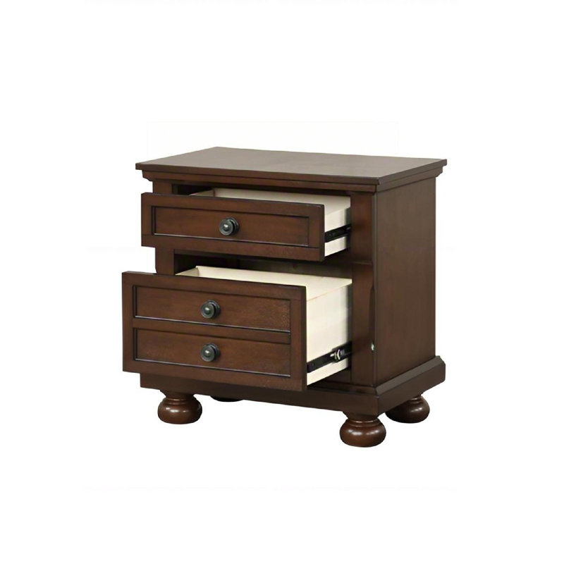 Table de chevet Meade, cerisier foncé, Cerisier