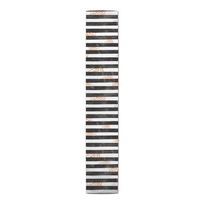 Florissa Striped Halloween Table Runner