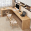Bureaux rectangulaires en bois massif Burlywood-106239370-116319610