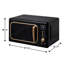Frigidaire 0,7 pi³ Pi. Four à micro-ondes de 700 watts rétro, micro-ondes de comptoir avec 6 options de cuisson automatique, 10 niveaux de puissance-118445056