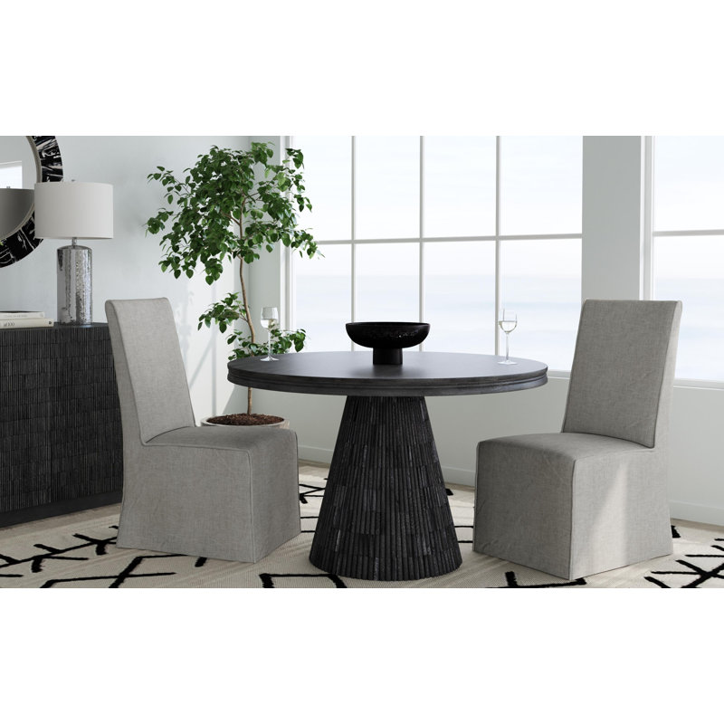 Israel Round Solid Wood Dining Table