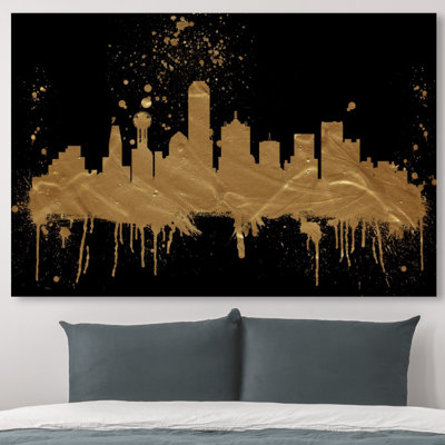 « dallas horizon », peinture sur toile