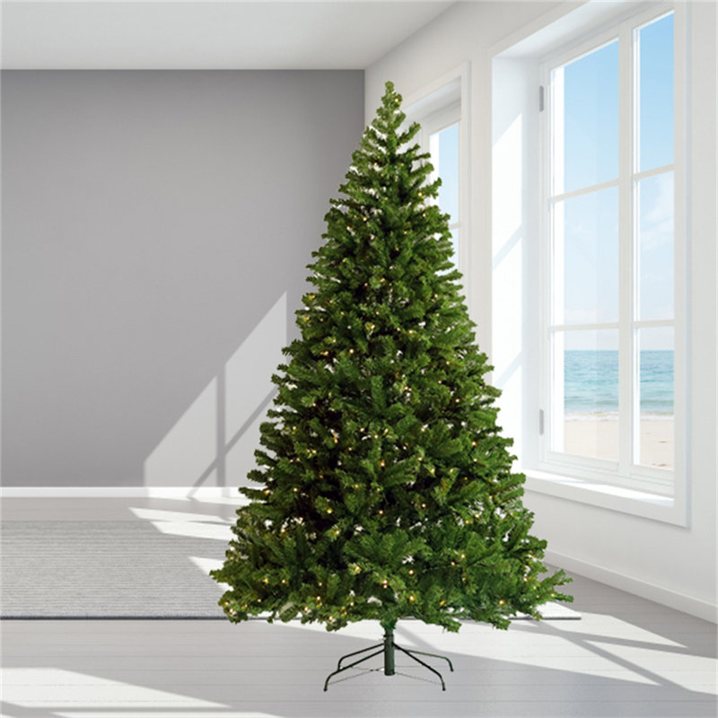 90' H Lighted Artificial Spruce Christmas Tree