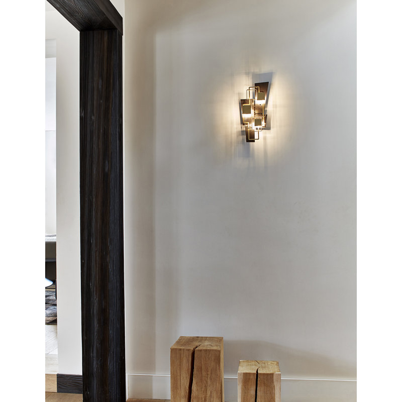 Eric De Dormael Solid Brass LED Flush Mounted Sconce