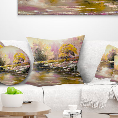 Coussin paysage «Rivers» de Farwell à Autumn