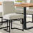 Cederick 4-Person Dining Set with Rectangular Table-101986282-101986287