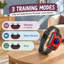 In this 2-pack, medium and large dogs can be trained using safe, humane, no-shock beep-and-vibration collars with 3 adjustable sensitivity levels and a 100% IPX7 waterproof rating.