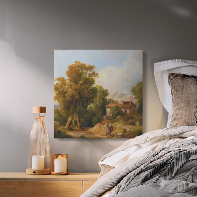 Marcotte 1 Piece Wrapped Canvas Wall Art Set