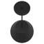 Luminaire suspendu DEL noir de 16 po de diamètre-119714348-119714349