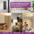 Jernell 70" LED Dimmable Torchiere & Reading Floor Lamp with Remote Control-1270286856