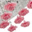 Plafonnier encastré tube rose en cristal Elegance