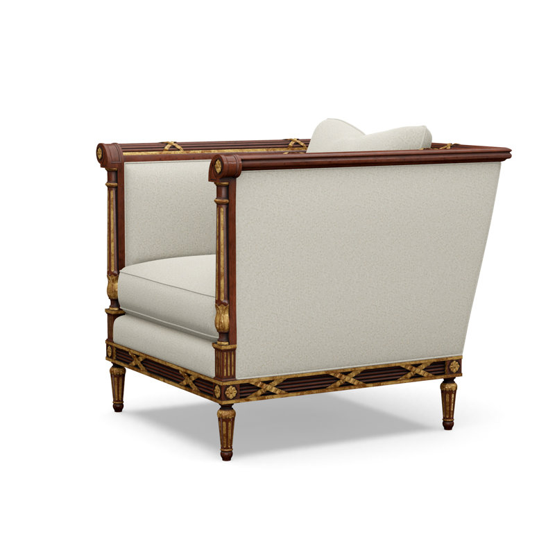 The Regent's Visit  Accent Chair, Cottontail Natural