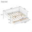 Lit plateforme double en bois pleine grandeur, lit double en bois à profil bas avec rails-1381802384-1381802399