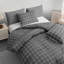 Microfiber Geometric Duvet Cover Set-126670554-126670550
