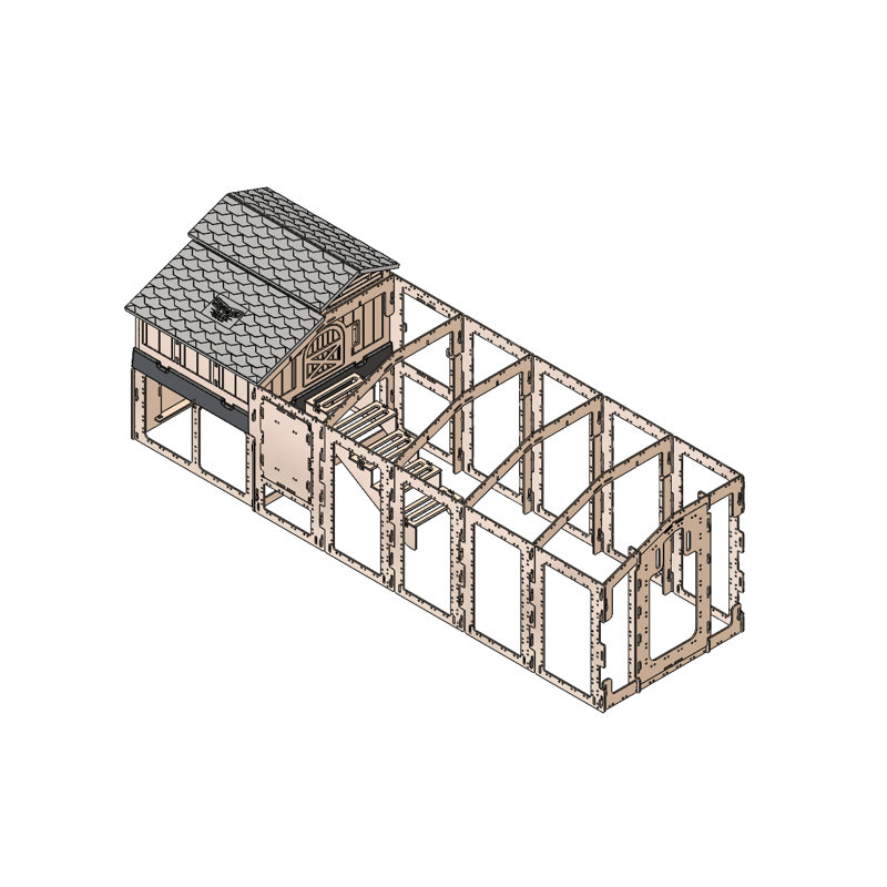 Ensemble d'extension Snap Lock pour petite cage