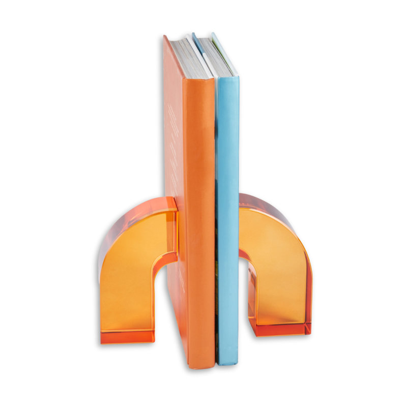Archer Bookend, Colored, Orange