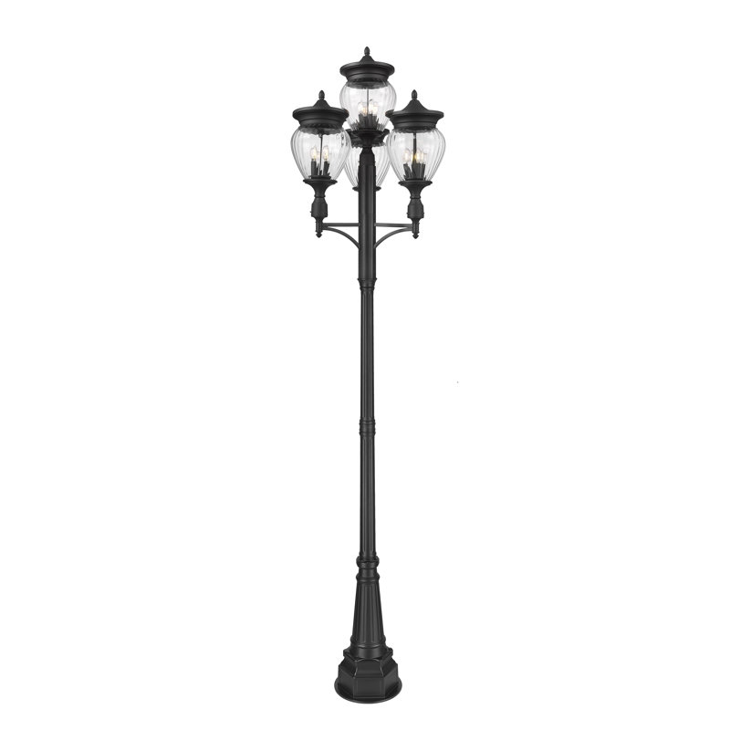 Luminaire d'extérieur 4 lumières Ashdown, H 130,75 po x l 34,5 po x P 34,5 po