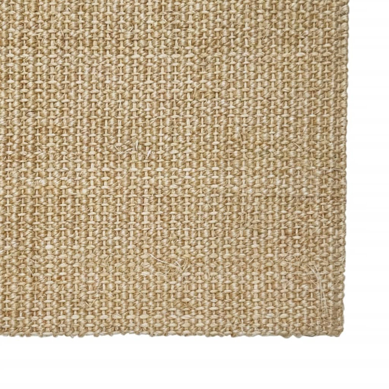 Runner Solid Colour Machine Woven Brown Area Rug, Runner 100cm x 350cm