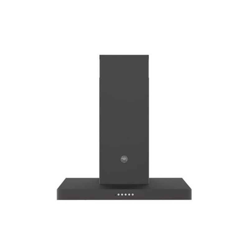 Bertazzoni T-Shape Wall-Mounted 600CFM Hood, Carbonio, 42.75" H x 29.94" W x 17.69" D