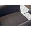 Chaise berçante en coton et lin avec repose-pieds réglable-749894790