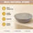 17 Inch Travertine Stone Bathroom Round Vessel Sink, Bowl Basin-120798285