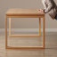 Bureau rectangulaire en bois massif Burlywood-1305019235