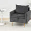 Chaise d'appoint rembourrée avec rangement et poche-598868102
