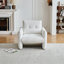Chaise d'appoint moderne capitonnée avec revêtement en velours Raindrop et coussin lombaire pour une utilisation dans plusieurs pièces.-492696666