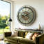 The Gears Clock Wall Clock with Moving Gears